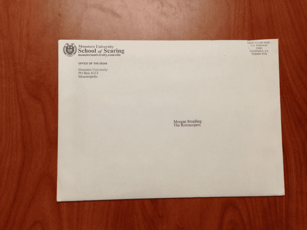 Monsters-University-Alumni-Letter-Envelope-Press
