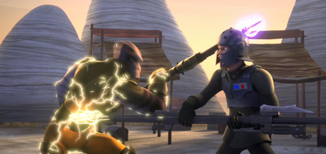 star-wars-rebels-droids-in-distress-zeb-agent-kallus-fight