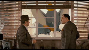 Dumbo had a cameo in a previous movie that blended live-action and animated in 'Who Framed Roger Rabbit'.