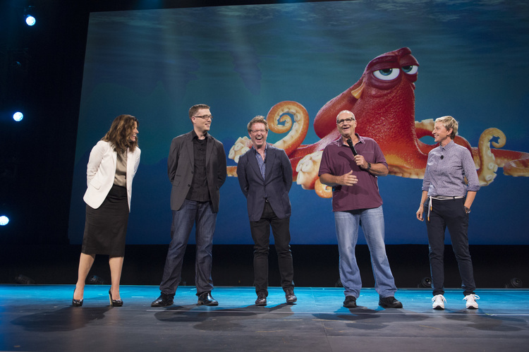 2015 D23 Expo: Ed O'Neill and Kaitlin Olson Join Pixar's 'Finding Dory'