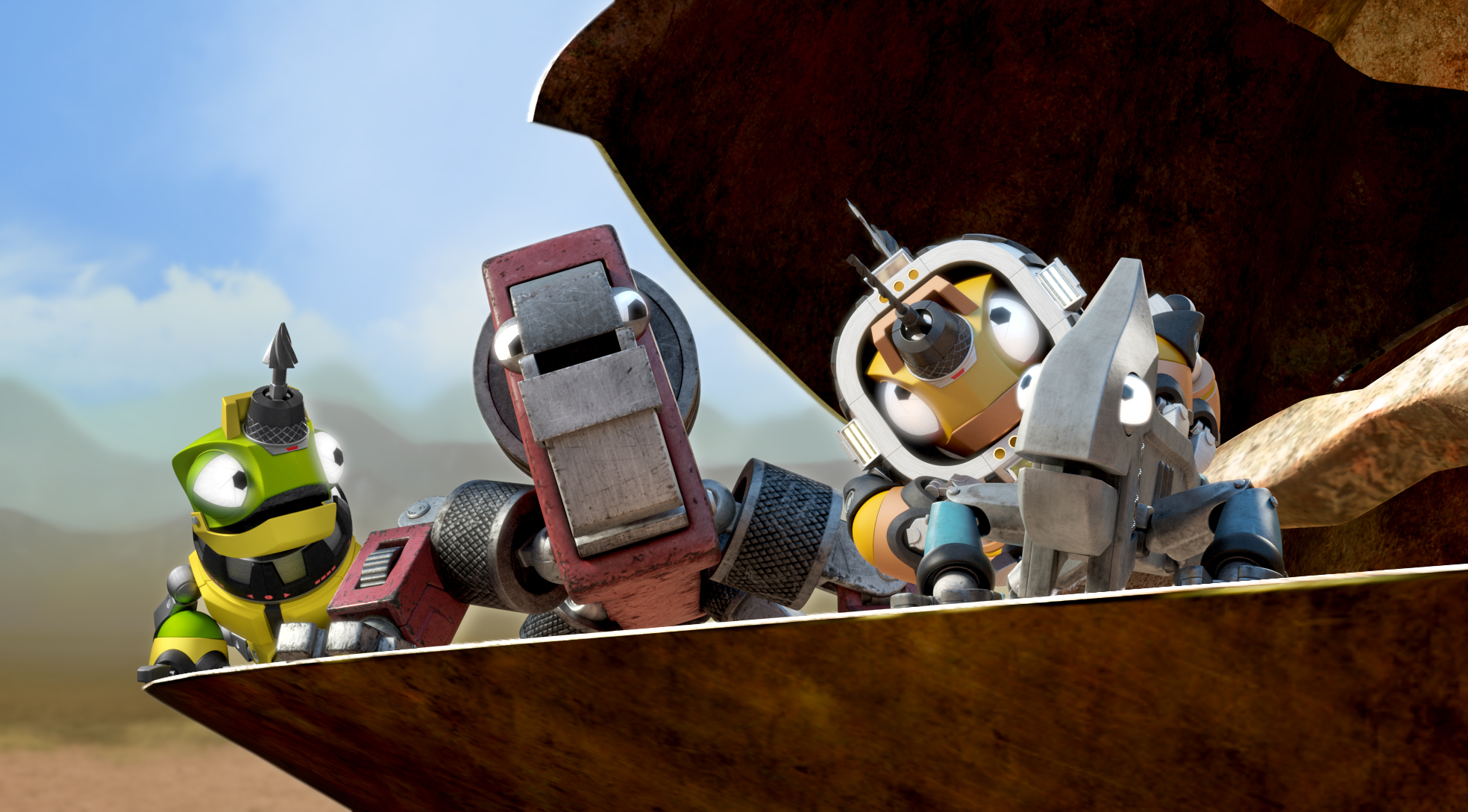 Revvit and his other Reptool friends. (c) DreamWorks Animation