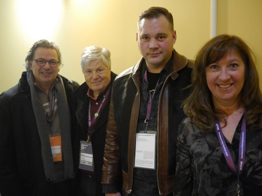Francois Brisson (director), Paul Risacher Paul Risacher (executive producer/writer), Don Shepherd (voice of Chuck), and Marie-Claude Beauchamp (producer)
