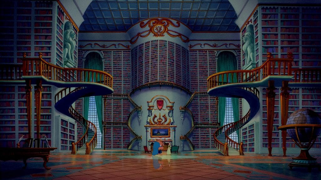 Beauty-and-the-beast-library