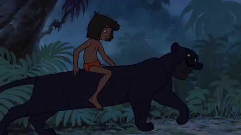 mowgli and bagheera