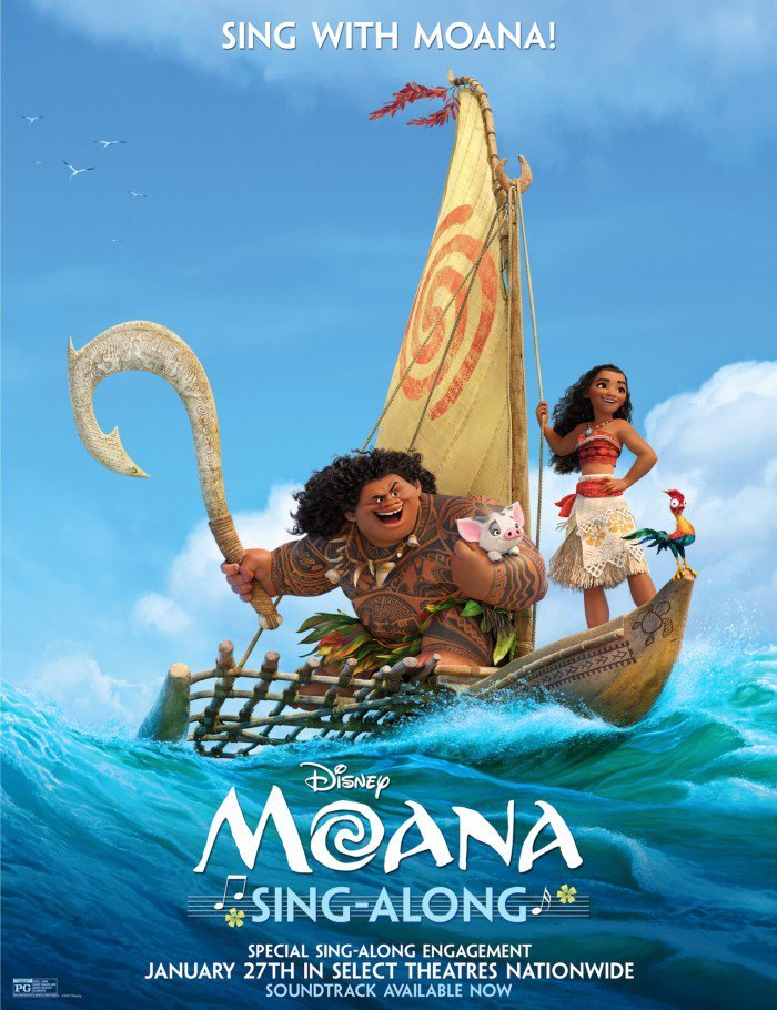 You're Welcome: A Moana Sing Along is Coming to Theatres!