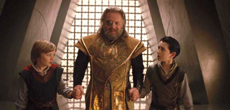 Thor, Odin, and Loki