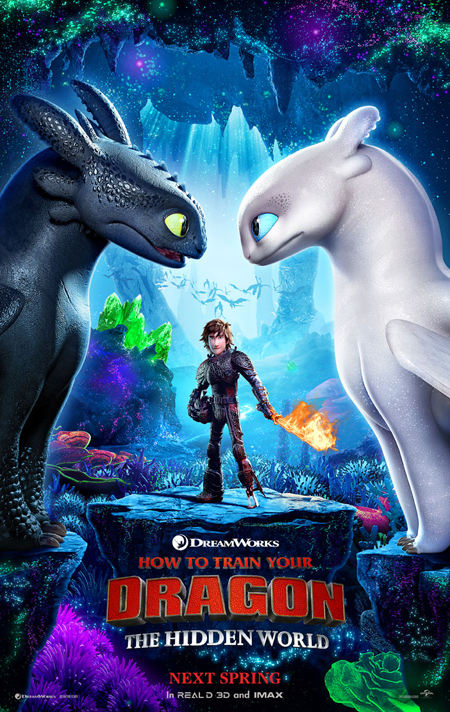 First official poster for How To Train Your Dragon The Hidden World
