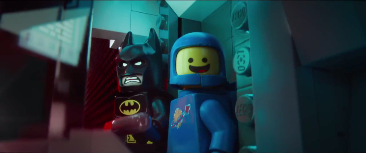 The Lego Movie trailer 2 screencap 14 Batman and space guy