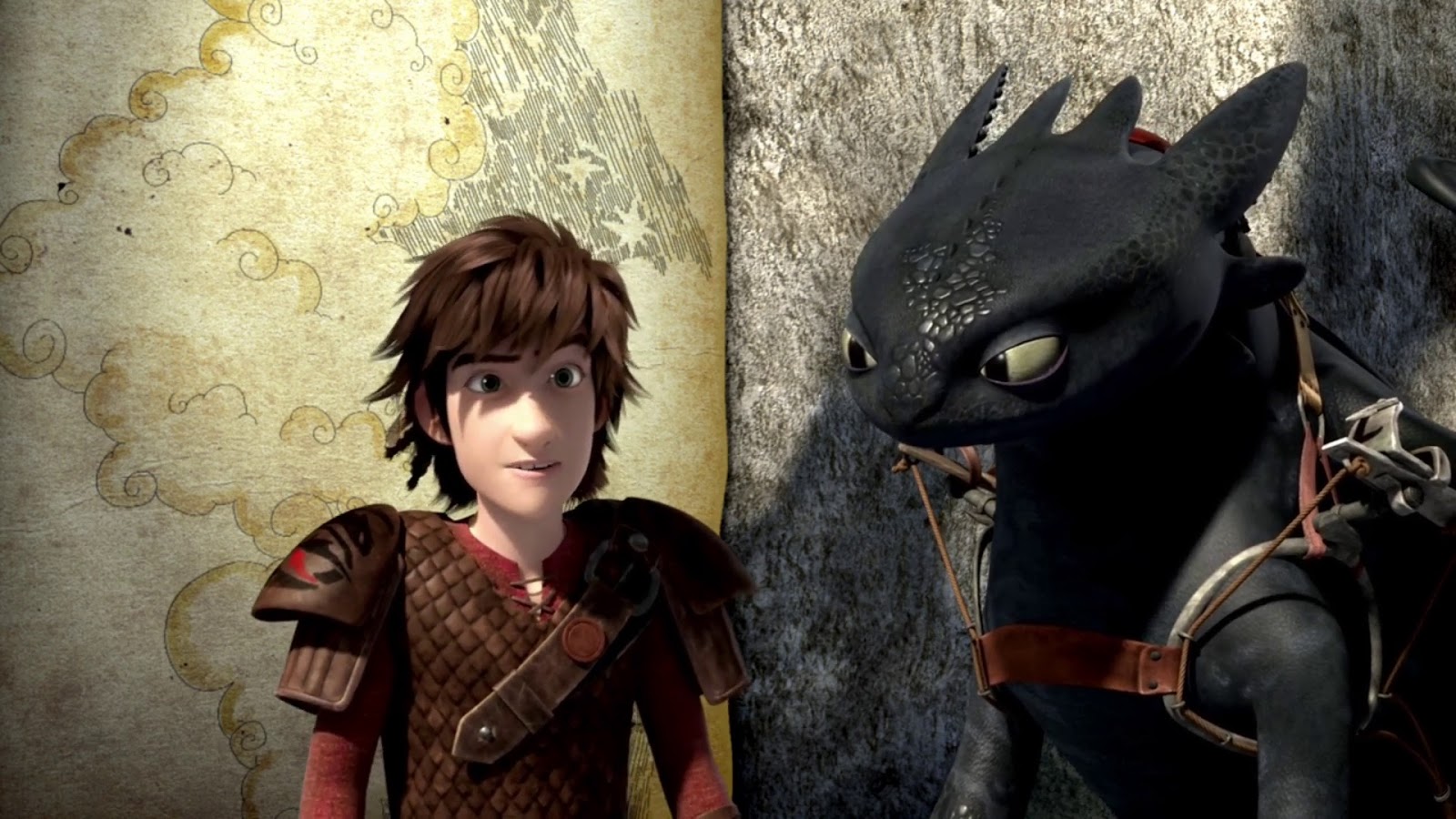  Hiccup, Toothless and the Dragon Riders soar to the edge of adventure