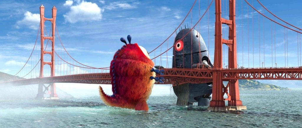 Monsters vs Aliens - Battle on the Golden Gate Bridge