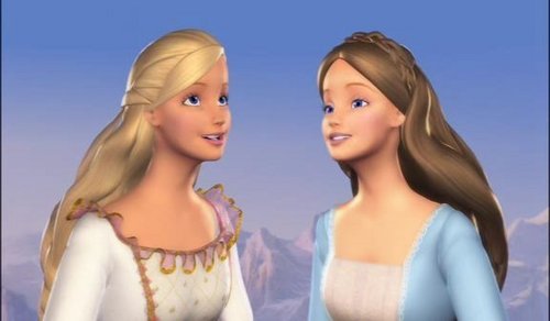 barbie as the princess and the pauper anneliese and erika