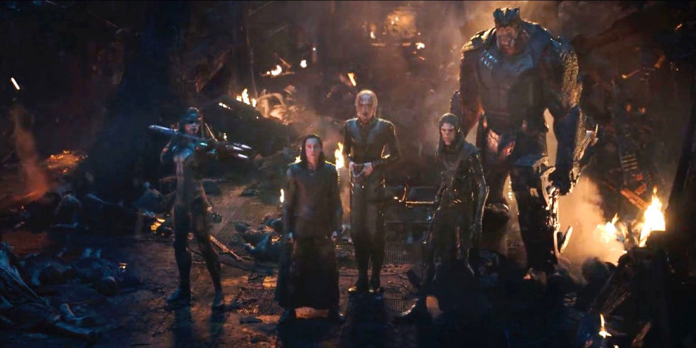 Thanos' Dark Order (and Loki) in Avengers: Infinity War