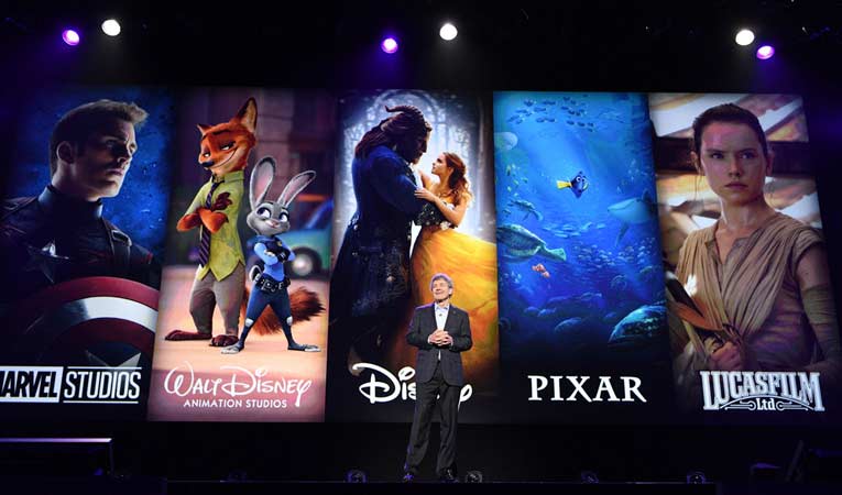Brands represented by Disney's upcoming streaming service